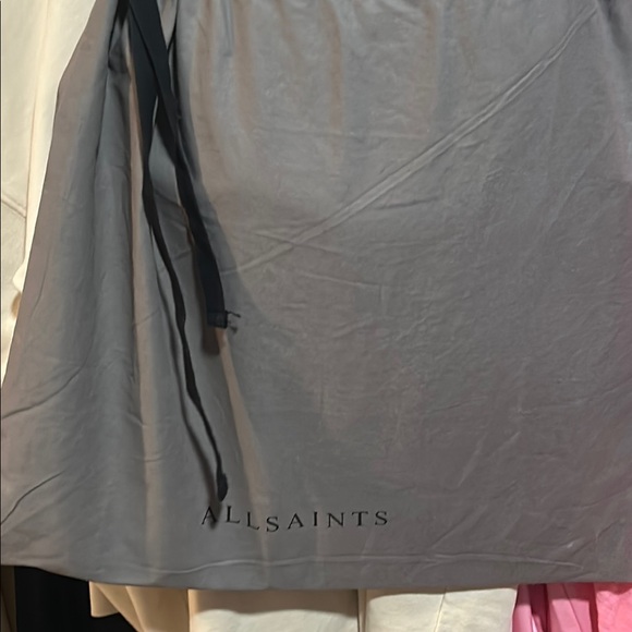 All Saints Captain Flat Leather Hobo Bag - Picture 4 of 9